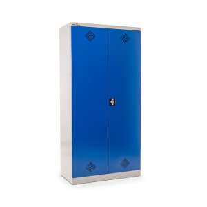 Szafa chemiczna Steinbock®, 4 wanny do wychwytywania podłogowego zgodne z normą StawaR, wys. x szer. x gł. 1950 x 950 x 500 mm