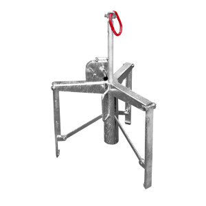 Bauer® chwytak do beczek 3P, 3-punktowy system mocujący, udźwig 400 kg, cynkowany ogniowo