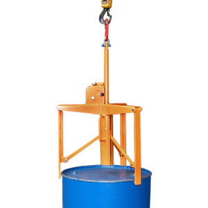 Bauer® chwytak do beczek 3P, 3-punktowy system mocujący, udźwig 400 kg, lakierowany, żółtopomarańczowy