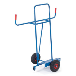 Wózek do płyt fetra®, udźwig 400 kg, ogumienie z pełnej gumy, standard