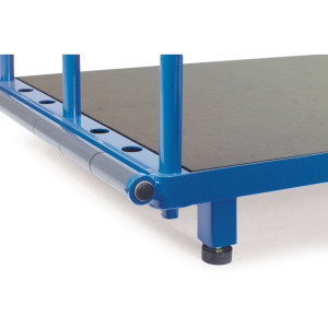 Podstawki do płyt do stojaka do płyt fetra®, wysokość podjazdowa 100 mm