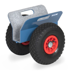 Transporter do płyt fetra® ze szczękami zaciskowymi, udźwig 250 kg, szerokość zacisku 0–60 mm, ogumienie z pełnej gumy