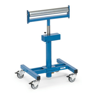 Podpora rolkowa ze sprężyną gazową fetra®, udźwig 150 kg, wysokość 780–1130 mm