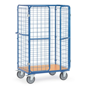 Wózek do paczek fetra®, udźwig 600 kg, powierzchnia ładunkowa szer. x gł. 1200 x 800 mm, wysokość 1800 mm