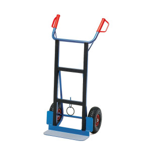 Wózek na sprzęt fetra® ze stali, udźwig 350 kg, szufla szer. × gł. 450 × 150 mm