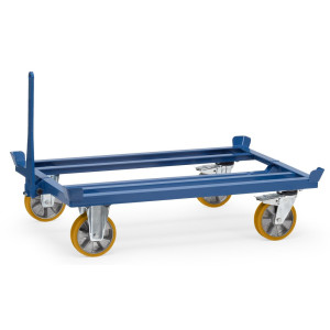 Podwozie paletowe fetra®, ze sprzęgiem + dyszlem, udźwig 1000 kg