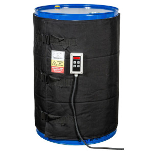 Kołnierz grzewczy do beczek Kuhlmann z cyfrowym sterownikiem, 200–220 l, 0–90ºC, 230 V, 1200 W, dł. x wys. 1990 x 800 mm