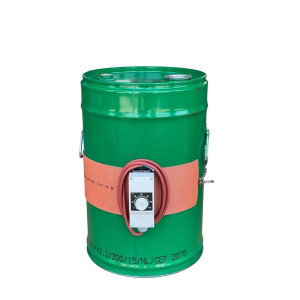 Silikonowy kołnierz grzewczy do beczek Kuhlmann 25–30 l, 0–120ºC, 230 V, 300 W, dł. x wys. 800 x 115 mm