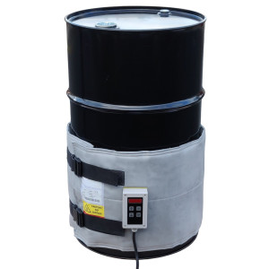 Wysokotemperaturowy kołnierz grzewczy do beczek Kuhlmann 105–120 l, 0–200ºC, 230 V, 700 W, dł. x wys. 1650 x 370 mm