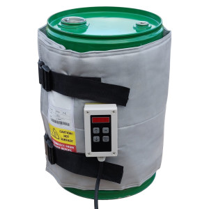 Wysokotemperaturowy kołnierz grzewczy do beczek Kuhlmann 25–30 l, 0–200ºC, 230 V, 380 W, dł. x wys. 1200 x 400 mm