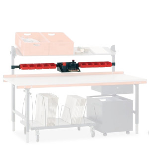 Rocholz wspornik wielofunkcyjny do stołu do pakowania, wys. x szer. x gł. 40 x 1 640 x 40 mm