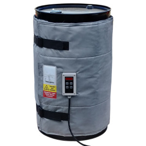 Kołnierz grzewczy do beczek Kuhlmann z cyfrowym sterownikiem, 105–120 l, 0–200ºC, 230 V, 1060 W, dł. x wys. 1650 x 700 mm