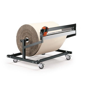 Rocholz podblatowy stojak do cięcia Standard, wersja mobilna, maks. ciężar rolki 200 kg, szerokość cięcia 750 mm