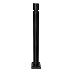 Pachołek MORAVIA CITY FLEX, do montażu pomocą kołków, z TPU, wys. x Ø 1000 x 80 mm, kolor czarny