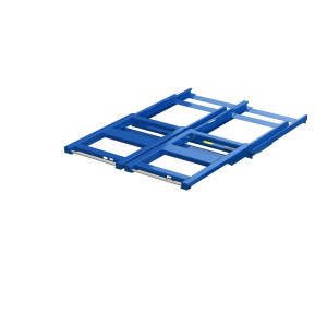 Urządzenie do wysuwania palet XL, udźwig 1600 kg, głębokość wysuwu 100%, szer. x gł. 1700 x 1200 mm