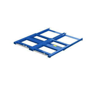 Urządzenie do wysuwania palet XL, udźwig 1600 kg, głębokość wysuwu 70%, szer. x gł. 1700 x 1200 mm