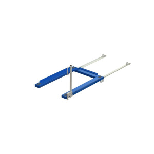 Urządzenie do wysuwania palet, model podłogowy, udźwig 1000 kg, głębokość wysuwu 85%, z uchwytem typu Easy Action 700 mm