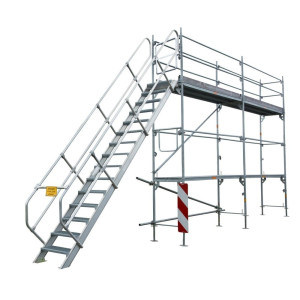 Nieulegający oblodzeniu system rusztowań KRAUSE® STABILO Rozmiar platformy 6 M