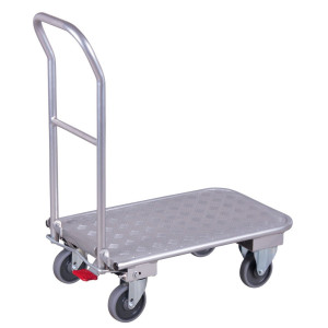 Wózek transportowy Ameise®, z aluminium, powierzchnia ładunkowa szer. × gł. 450 × 720 mm