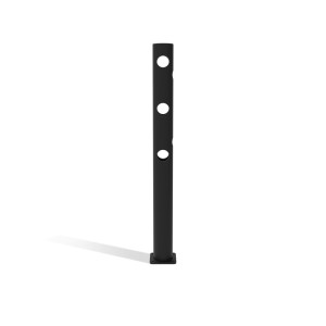 Słupek środkowy drzwi wahadłowych do bariery bezpieczeństwa „Delta”, Ø 110 mm, wysokość 1200 mm, 90°