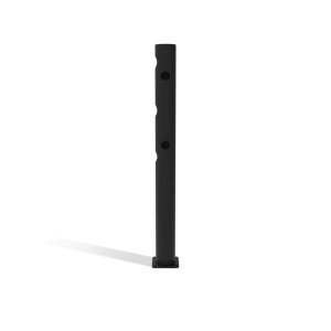 Słupek końcowy drzwi wahadłowych do bariery bezpieczeństwa „Delta”, Ø 110 mm, wysokość 1200 mm, 90°, prawa strona