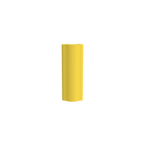 Zabezpieczenie przed kolizją do regałów Alfa, tworzywo sztuczne, wymiary wewnętrzne wys. x szer. 400 x 100–125 mm
