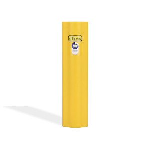 Zabezpieczenie przed kolizją do regałów Alfa, tworzywo sztuczne, wymiary wewnętrzne wys. x szer. 600 x 100–125 mm