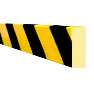 Ochrona przed uderzeniami do powierzchni MORAVIA, kształt prostokątny, samoprzylepna, wys. x szer. 50 x 20 mm, długość 5 m