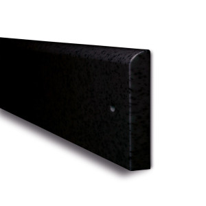 Zabezpieczenie przed uderzeniem MORAVIA do ścian, do montażu, wys. x szer. 150 x 10 mm, długość 2060 mm, kolor czarny