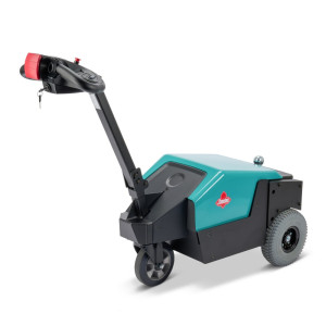 Ciągnik elektryczny Ameise® TTE 2.0 wraz ze sprzęgłem z głowicą kulową i sworzniem wtykowym