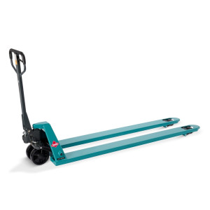 BESTSELLER Ręczny wózek paletowy Ameise® PTM 2.0, udźwig 2000 kg, długość wideł 2000 mm, poliuretan, podwójne rolki