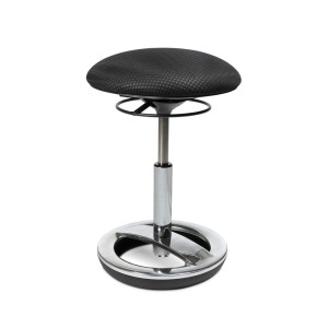 Topstar® ergonomiczny taboret Sitness®, wysokość siedziska 44–57 cm, czarny