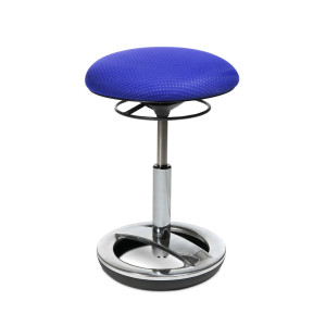 Topstar® ergonomiczny taboret Sitness®, wysokość siedziska 44–57 cm, niebieski