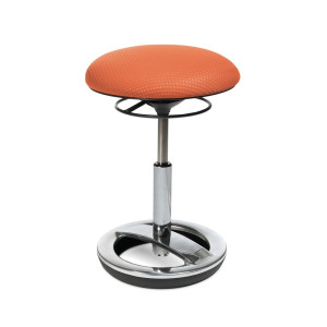Topstar® ergonomiczny taboret Sitness®, wysokość siedziska 44–57 cm, pomarańczowy