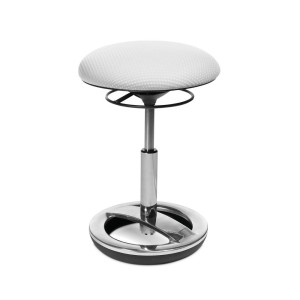 Topstar® ergonomiczny taboret Sitness®, wysokość siedziska 44–57 cm, biały