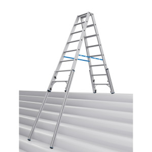 Drabina teleskopowa KRAUSE® STABILO ze stopniami, dwustronna, 2 x 8 stopni