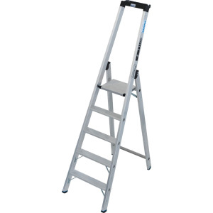 Drabina ze stopniami wolnostojąca KRAUSE® STABILO z wysokim kabłąkiem, udźwig 225 kg, 5 stopni