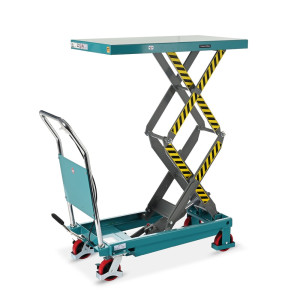 Stół podnośny z nożycami podwójnymi Ameise®, udźwig 350 kg, wymiary blatu 910 x 500 mm