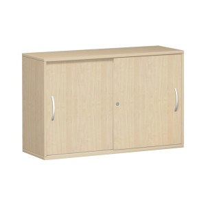 Szafa z drzwiami przesuwnymi Profi, 2 poziomy, szerokość 1200 mm, klon