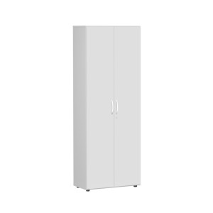 Szafa z drzwiami skrzydłowymi Lissabon, 6 poziomów, szerokość 800 mm, jasnoszara