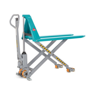 Wózek paletowy z podnośnikiem nożycowym Ameise® PTM 1.5 Scissor z funkcją szybkiego unoszenia, udźwig 1500 kg, długość wideł 1200 mm