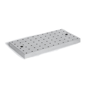 Osłona z blachy perforowanej do szafy na substancje chemiczne i trucizny Steinbock®, szer. x gł. 500 x 500 mm