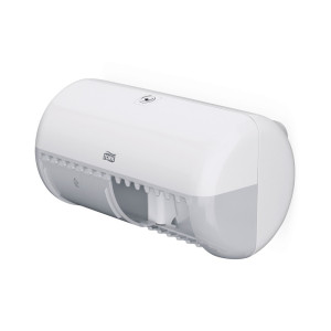 Dozownik papieru toaletowego TORK® MINI, biały, biały