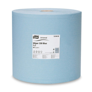 Ściereczki standardowe TORK®, wys. 340 x 370 mm, 1 rolka, niebieskie