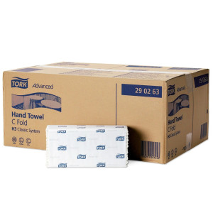 Ręczniki TORK® Advanced do rąk, składane warstwowe, 2.560 ręczniki, białe
