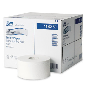 Papier toaletowy TORK® Premium do średnich dozowników