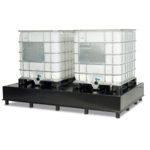 Stacja IBC wykonana z PE, włącznie z błacha dziurkowana, wys. wys. x szer. x gł.. 420 x 1,720 x 2,620 mm