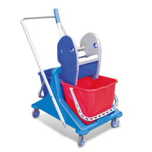 Wózek do sprzątania Harema® Profi z 2 wiadrami 15 l