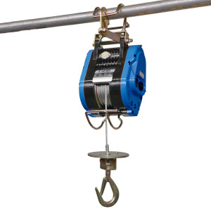 Elektryczna wciągarka, długość liny 30 m, udźwig 160 kg