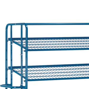 Dodatkowa krata do wózka piętrowego na pojemniki euro fetra®, powierzchnia ładunkowa 1650 x 610 mm